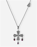 Collana Maria e Luisa Jewels Donna in Argento Granato CA0043
